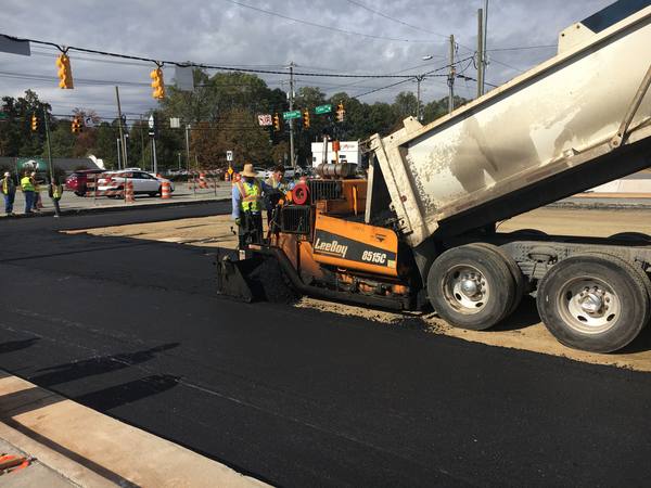 Street resurfacing for the City of Greensboro